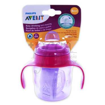 Avent-Spout-Cup-Pink-200ML-6M+