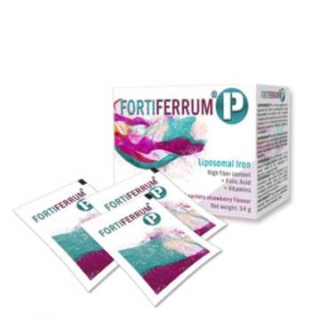 Fortiferrum P (Liposomal Iron) Strawberry Sachet 30's