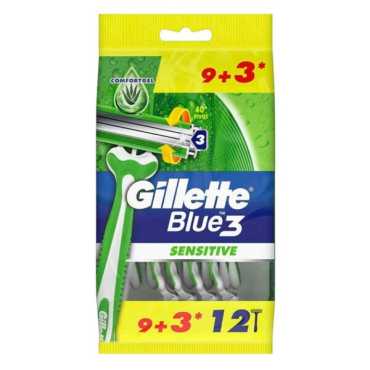 Gillette Blue 3 Sensitive 12 Razors