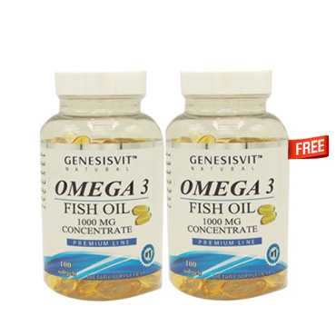 Genesisvit Omega 3, 100 Softgel Capsule Offer 1+1