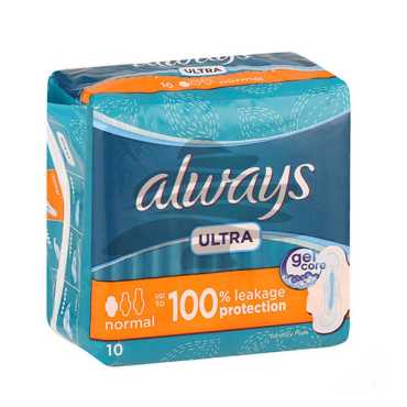 Always Ultra Thin Normal Wings 10 Pads
