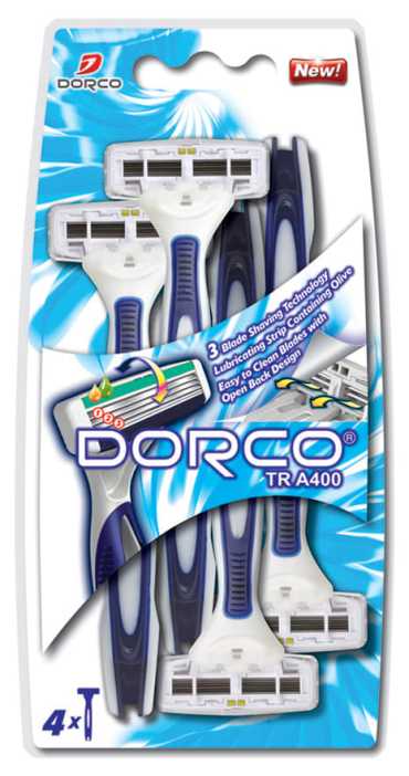 Dorcos TRA400 Razors 4Pcs