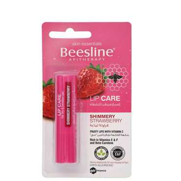Beesline Lip Care Shimmery Strawberry 4 Gram