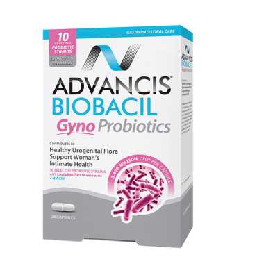 Advancis Biobacil Gyno Probiotics 20 Capsules