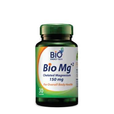 Bio Energy Tech Chelated Magnesium 150Mg 30 Capsule