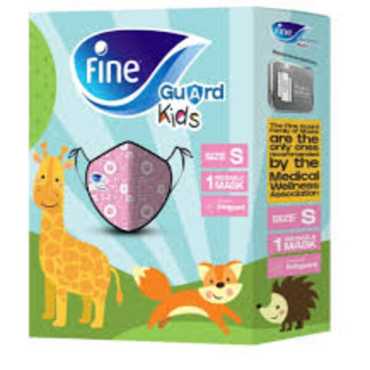 Fine Face Mask For Kids Pink (S)