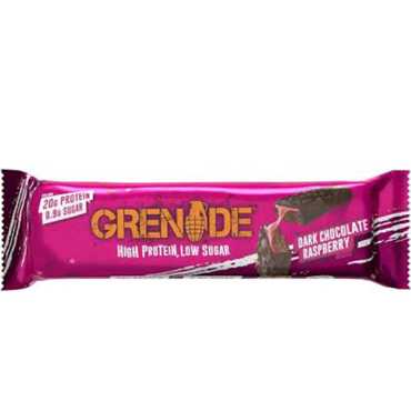 Grenade Dark Chocolate Raspberry Bar 60 Gram