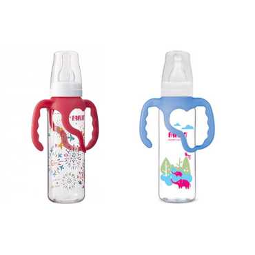  Farlin  Elephant Both-Hand Handle Attached Feeding Bottle 250ML