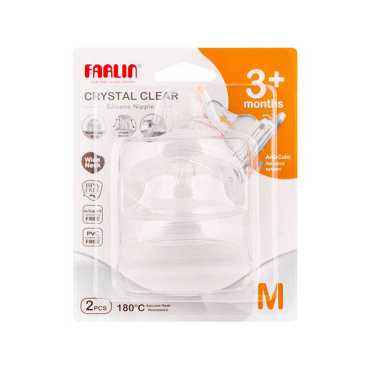 Farlin Crystal Clear Nipple +3M 