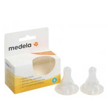 Medela Spare Teats Slow Flow 2 Pack