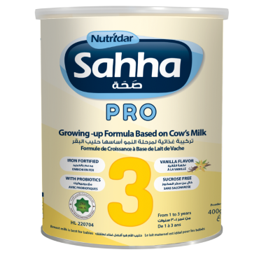 Nutridar Sahha Pro Satge 3 (1-3) Years 400G