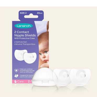 lansinoh Contact Nipple Shields 24mm 1Pair