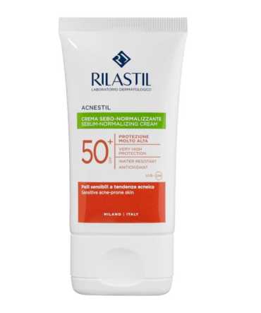 Rilastil Acnestil Spf50+ Sebum Normalizing Cream 40 Ml