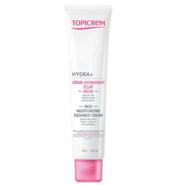 Topicrem Hydra+ Rich Moisturizing Radiance Cream 40Ml 