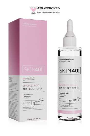 Skin401 Glycolic Acid Aha Relief Toner 200Ml