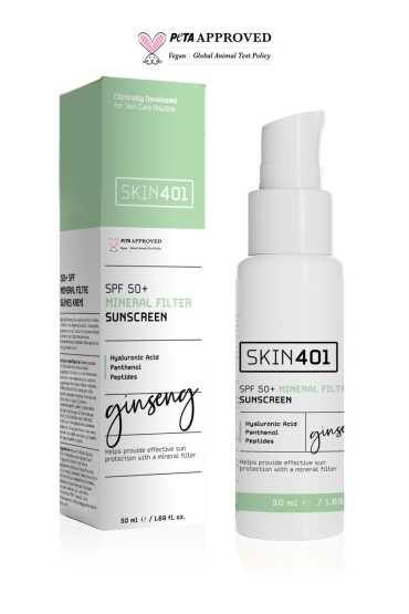 Skin401 Spf50% Mineral Filter Sunscreen 50Ml