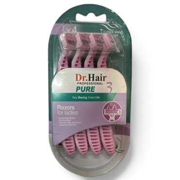 Dr.Hair Pure Razor 3 Blades 4 Pcs Dh-002