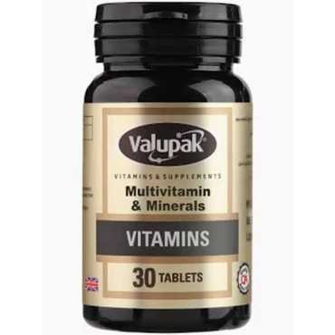 Valupak Multivitamine & Mineral 30 Tab