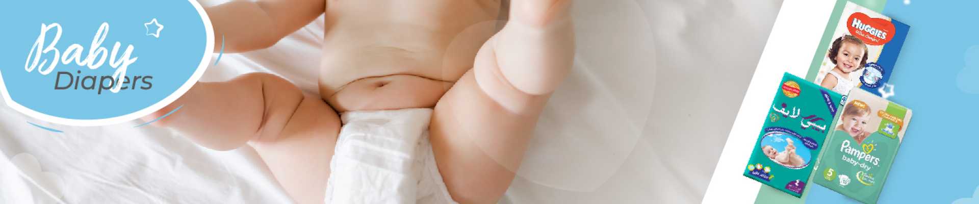 baby diapers slider